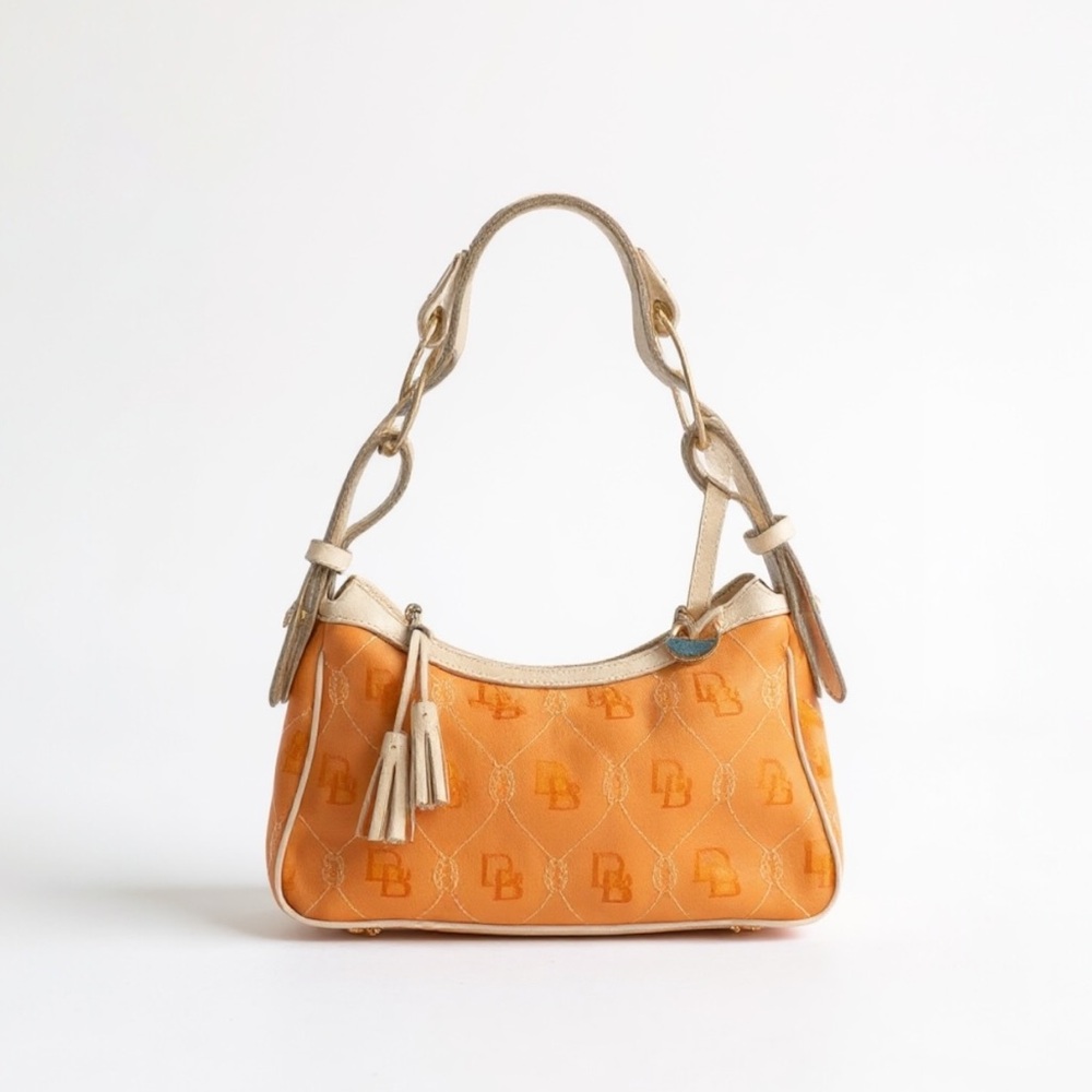 Dooney & Bourke Orange and Tan Shoulder Bag